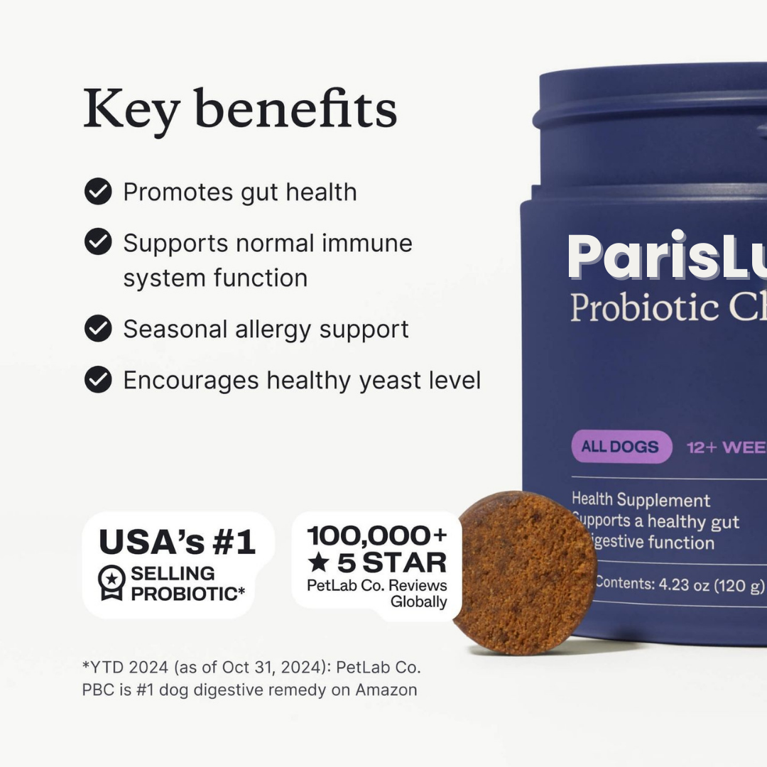 Probiotics for dogs – soft chews for gut & digestive health