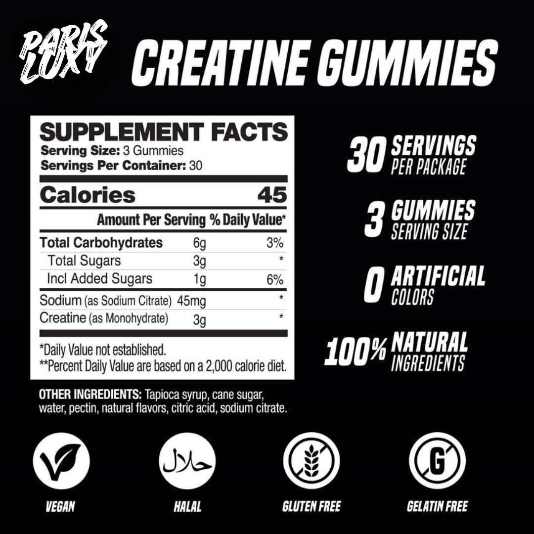 Tasty Gains Creatine Gummies - 90g