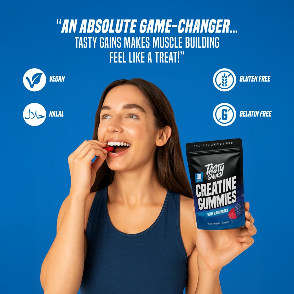 Tasty Gains Creatine Gummies - 90g