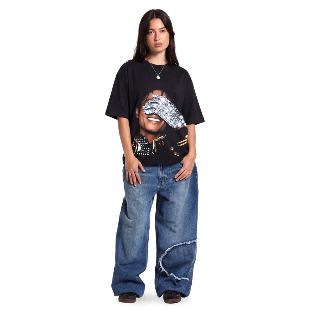 King of Pop Rhinestone Tee