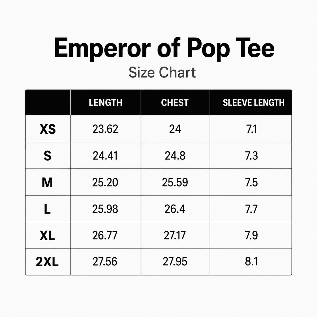 Emperor of Pop Tee