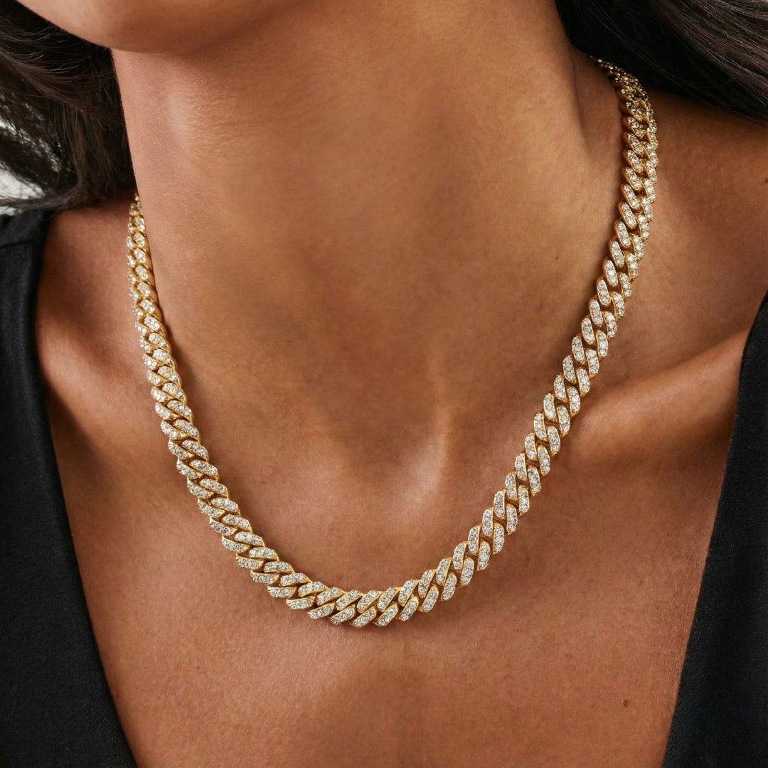 Womens 6mm Cuban Chain