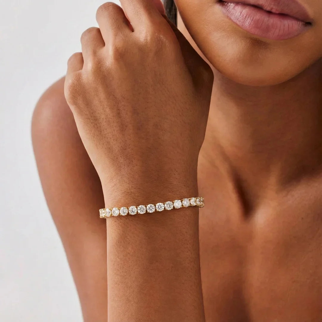 Womens 4MM Tennis Bracelet